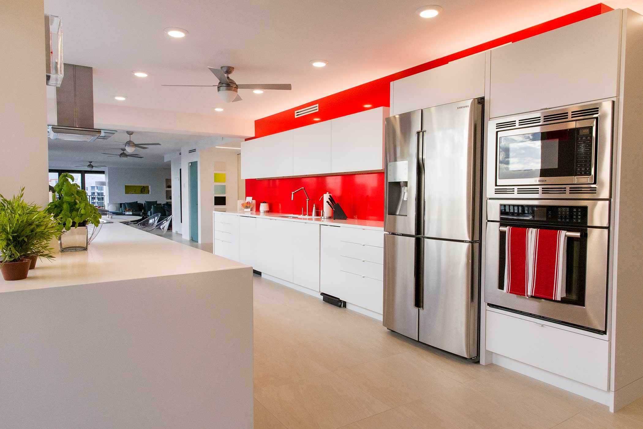 Kitchen remodel - Essex House condominium. © 2015, Metro Cabinet Company