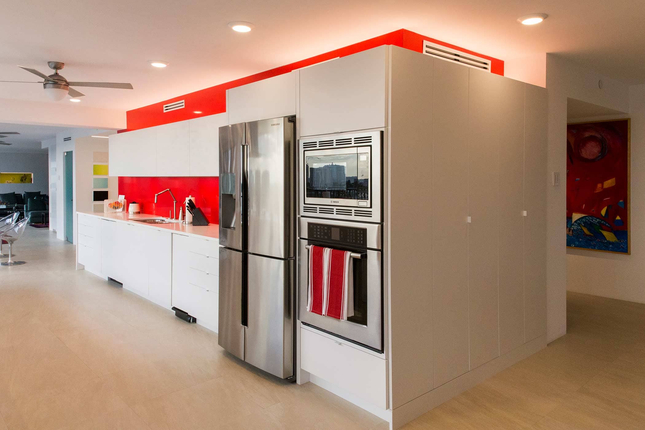 Kitchen remodel - Essex House condominium. © 2015, Metro Cabinet Company