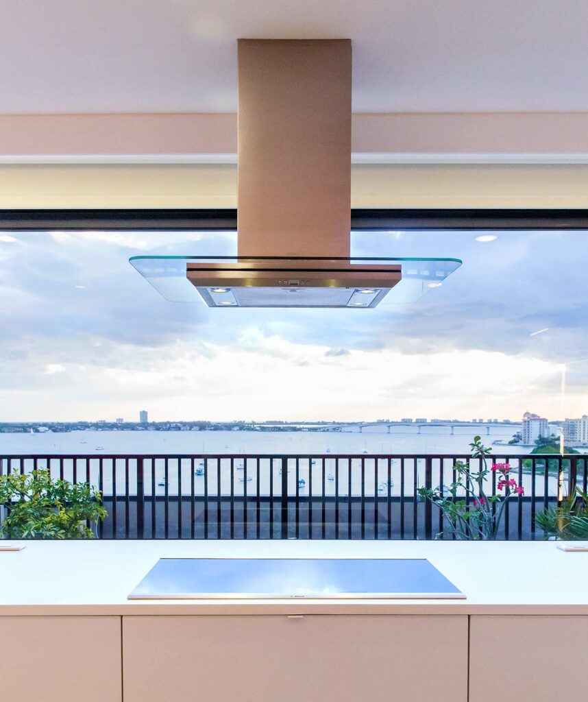 Kitchen remodel - Essex House condominium. © 2015, Metro Cabinet Company