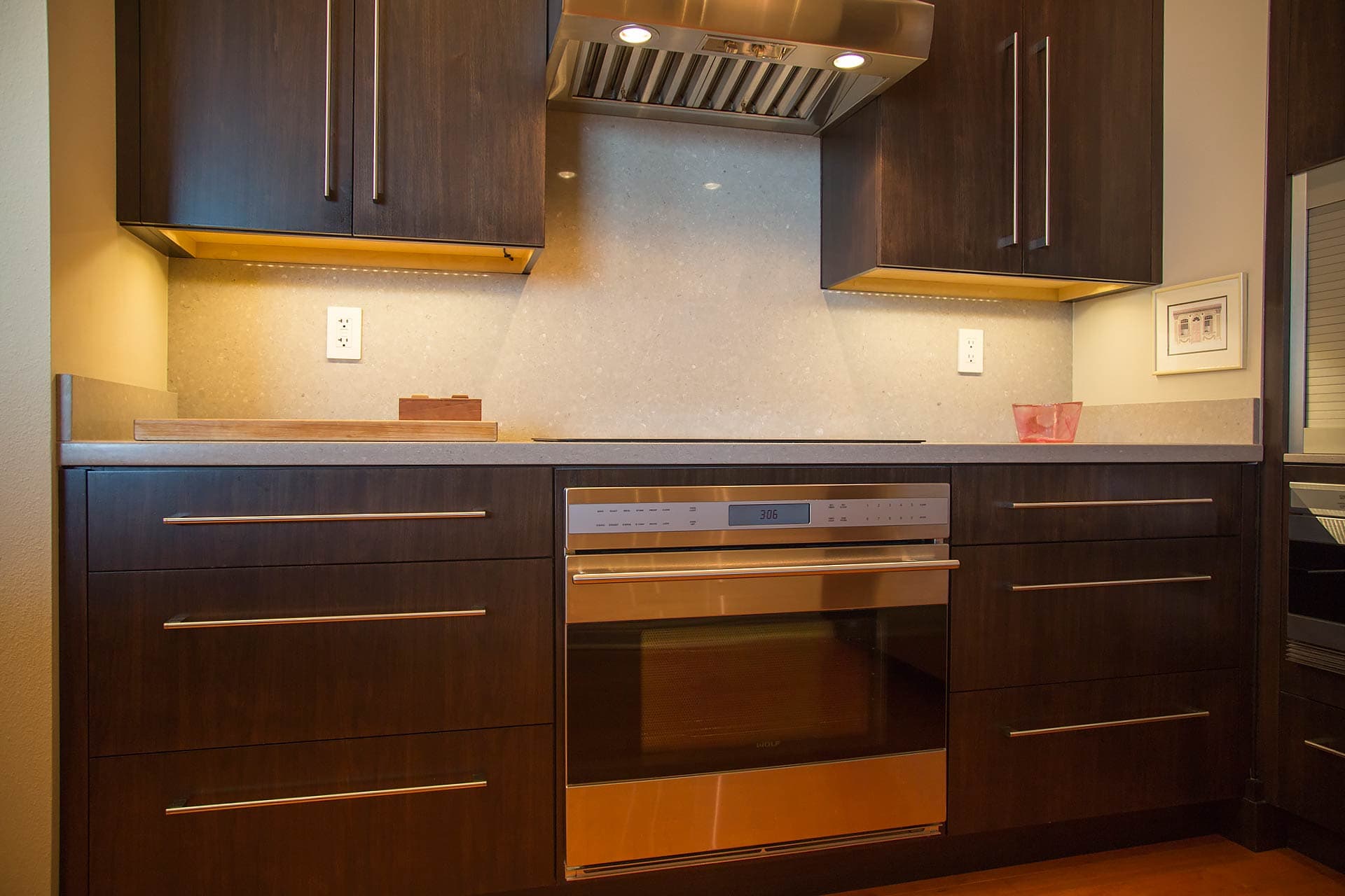 Kitchen remodel - Plaza at Five Points condominium. © 2014, Metro Cabinet Company 