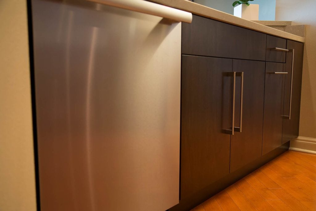 Kitchen remodel - Plaza at Five Points condominium. © 2014, Metro Cabinet Company 