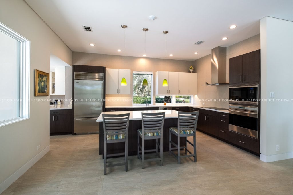 New kitchen and pantry - Riverwood, Sarasota. ©2019, Metro Cabinet Company