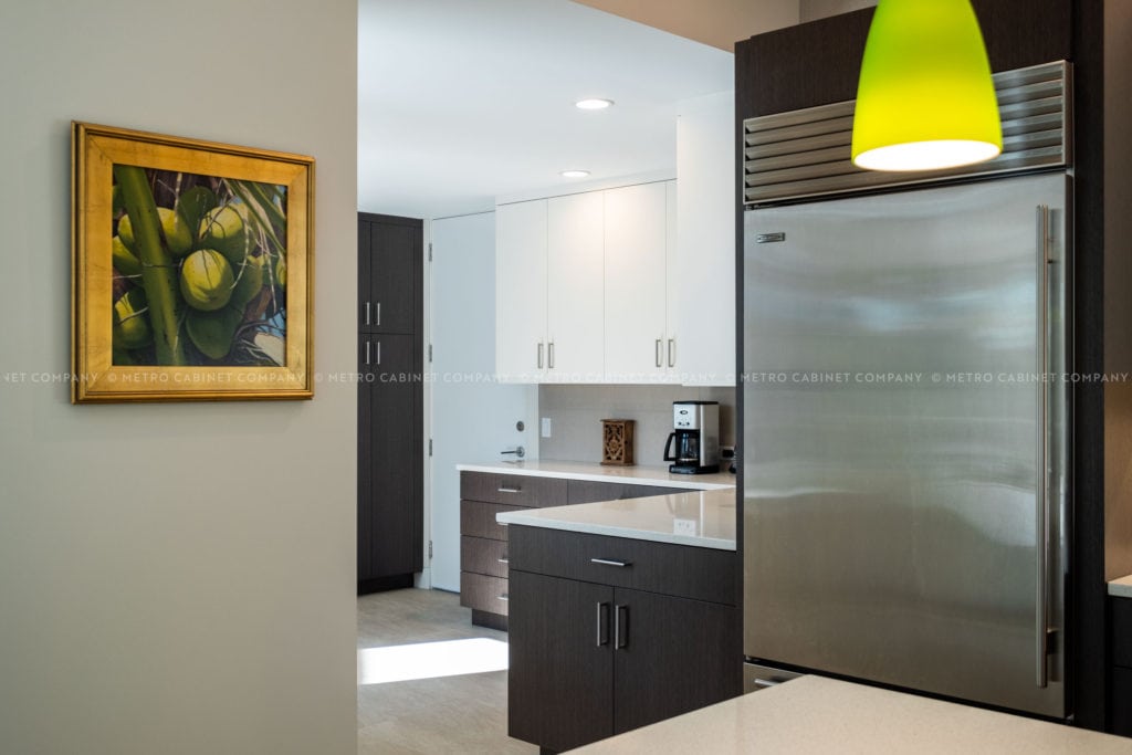 New kitchen and pantry - Riverwood, Sarasota. ©2019, Metro Cabinet Company