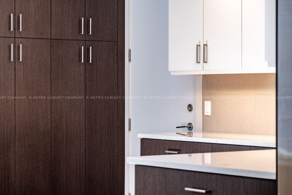 New kitchen and pantry - Riverwood, Sarasota. ©2019, Metro Cabinet Company