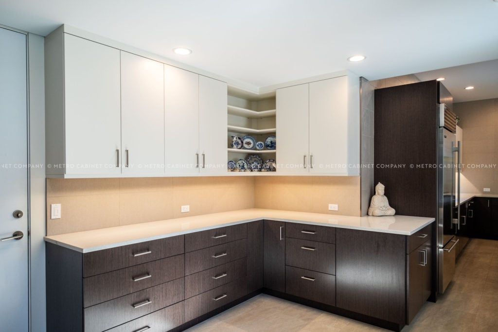 New kitchen and pantry - Riverwood, Sarasota. ©2019, Metro Cabinet Company