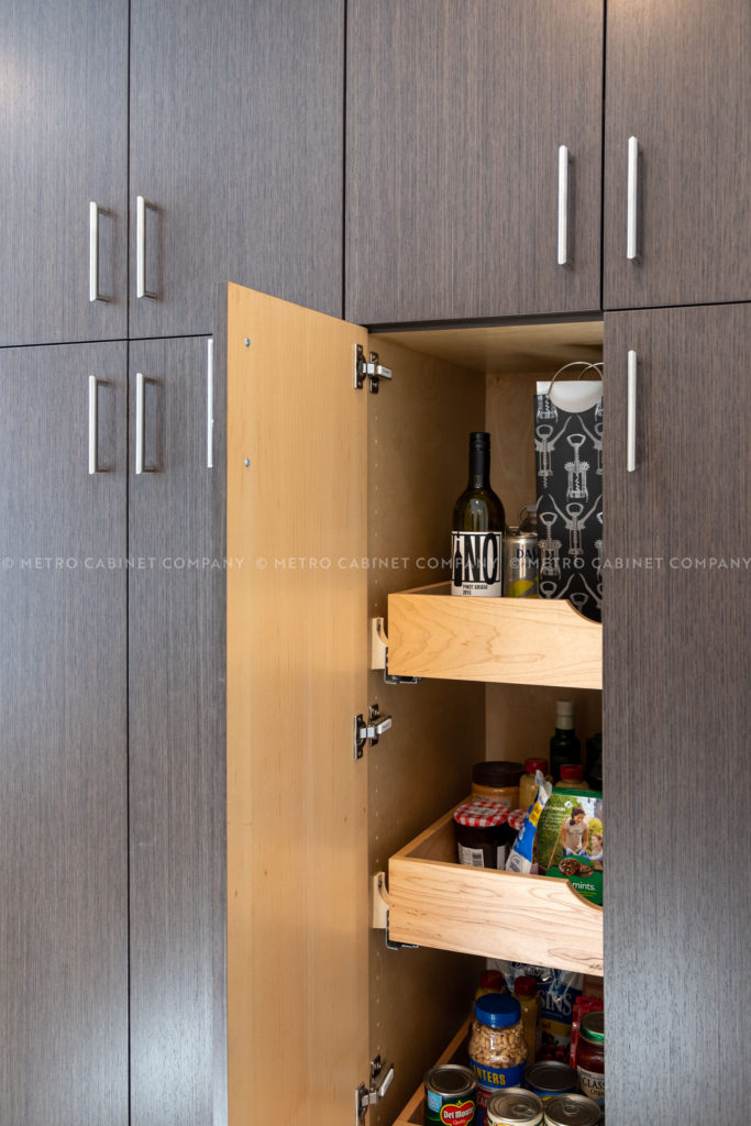 New kitchen and pantry - Riverwood, Sarasota. ©2019, Metro Cabinet Company