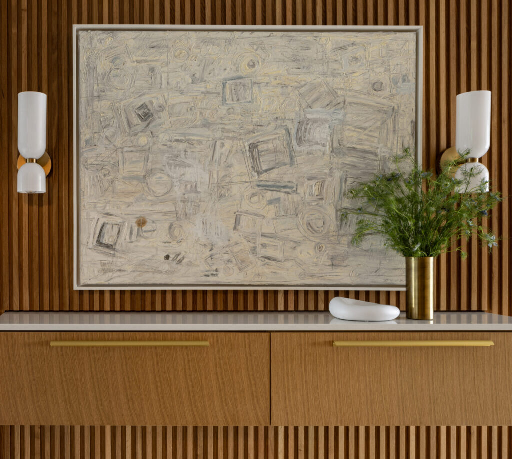 Metals, like unlacquered brass or aged bronze, that age with a home are a popular trend for 2026.