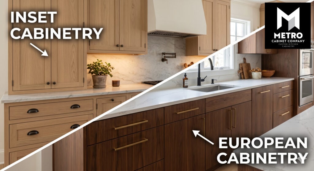 Inset vs European Cabinetry